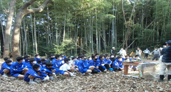 岩中生、総代、会長の話し