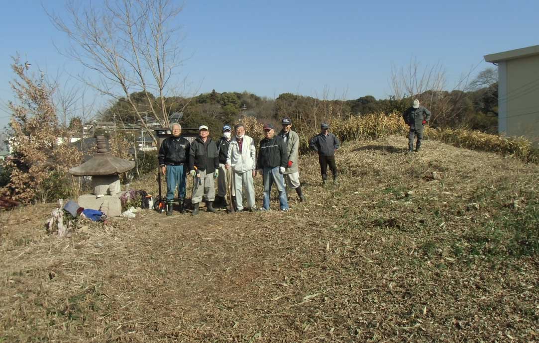 清掃整備に参加したメンバー
